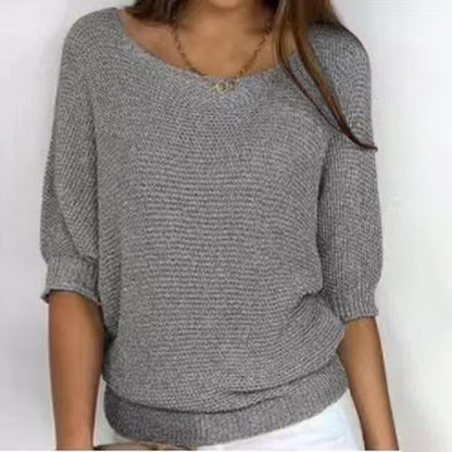 Lexi™ | Eleganter Rundhals-Strickpullover