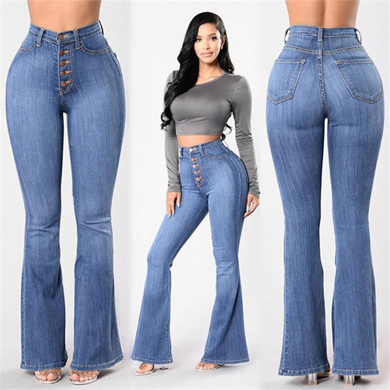 Lisa™ | High Waist Stretch Jeans