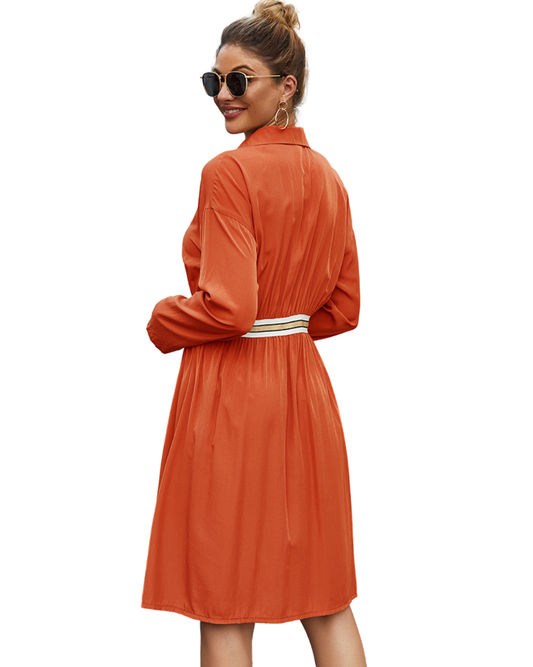 Wendy™ | Sommerliches Midikleid mit Eleganten Polokragen