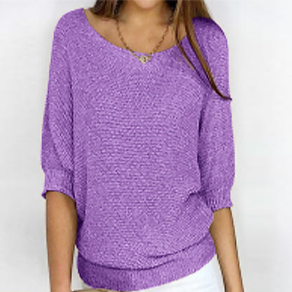 Lexi™ | Eleganter Rundhals-Strickpullover