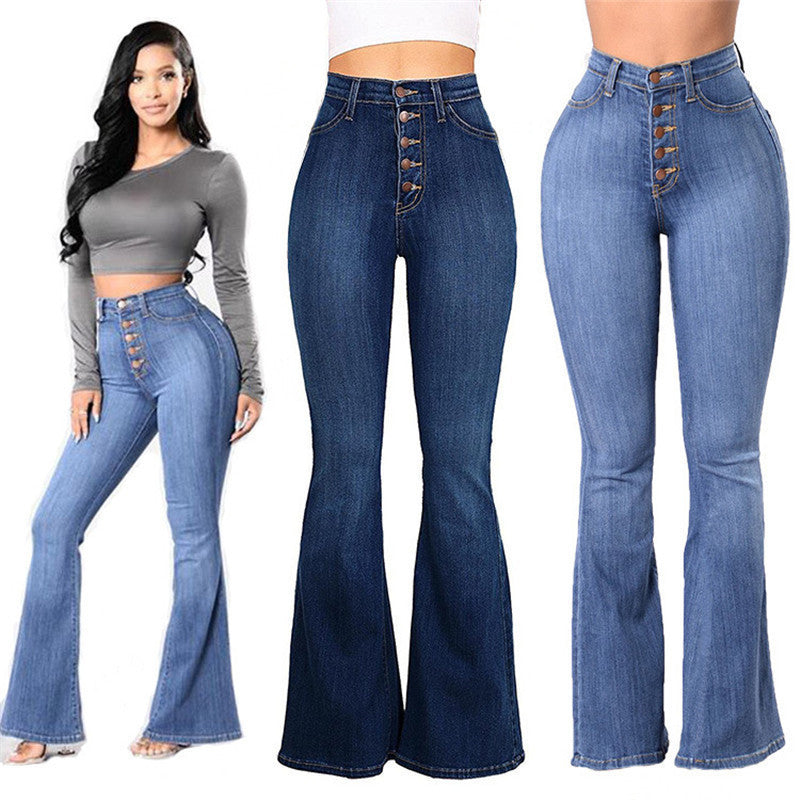 Lisa™ | High Waist Stretch Jeans