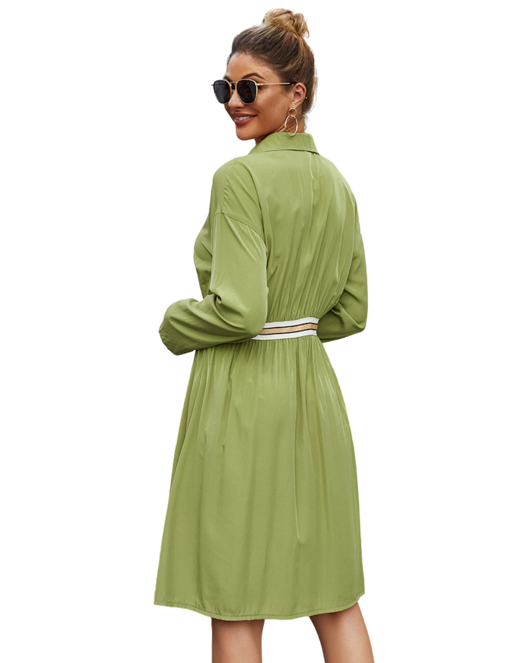 Wendy™ | Sommerliches Midikleid mit Eleganten Polokragen