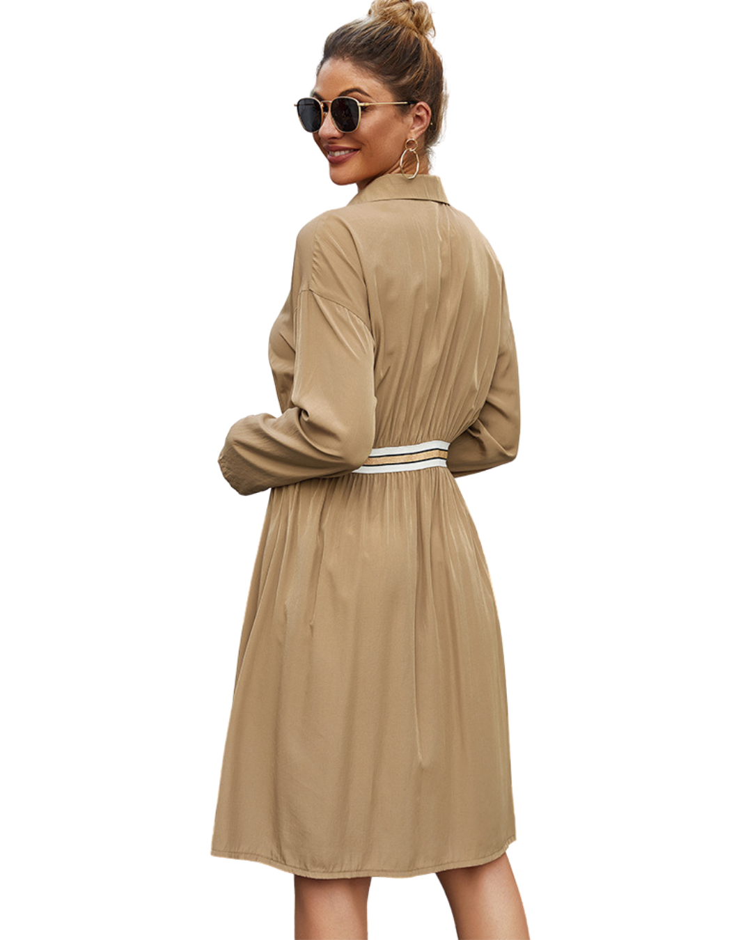 Wendy™ | Sommerliches Midikleid mit Eleganten Polokragen