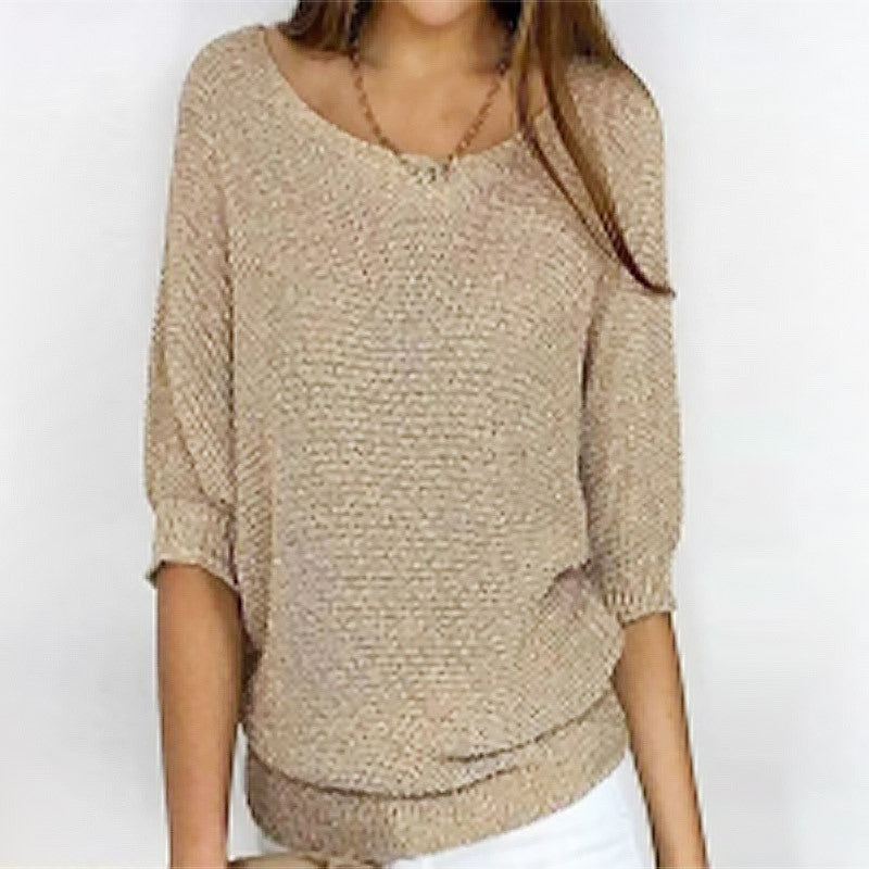 Lexi™ | Eleganter Rundhals-Strickpullover