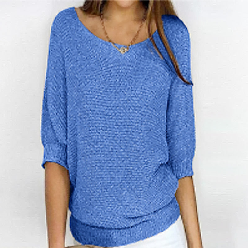 Lexi™ | Eleganter Rundhals-Strickpullover