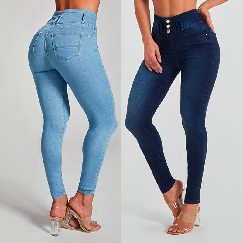 Bea™ | High Waist Skinny Jeans - Perfekte Passform und Shaping-Effekt