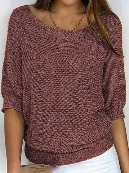 Lexi™ | Eleganter Rundhals-Strickpullover