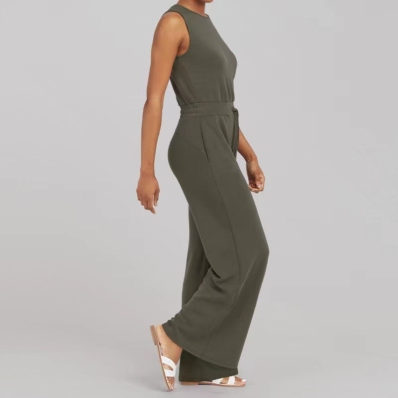 Livia™ | Stilvoller Ärmelloser Jumpsuit mit Elastischer Taille