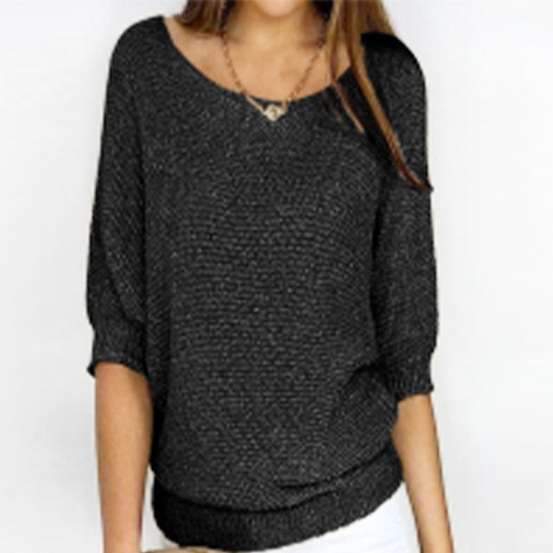 Lexi™ | Eleganter Rundhals-Strickpullover