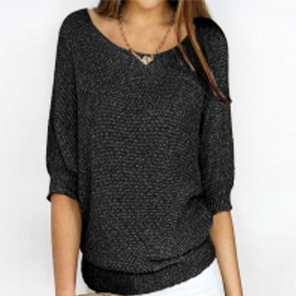 Lexi™ | Eleganter Rundhals-Strickpullover